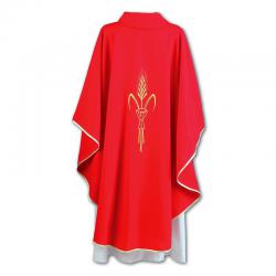 Casulla Poliéster Roja