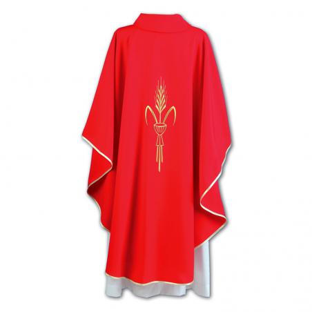 Casulla Poliéster Roja