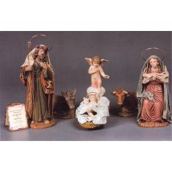 Nacimiento En Barro y Lienzo.
