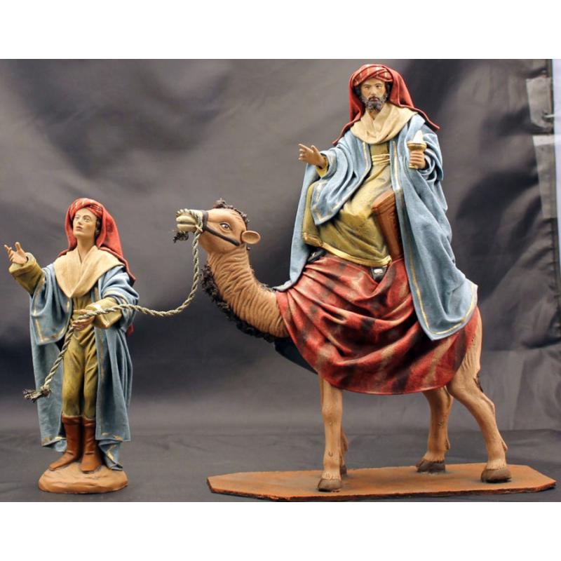 Nacimiento En Barro y Lienzo.